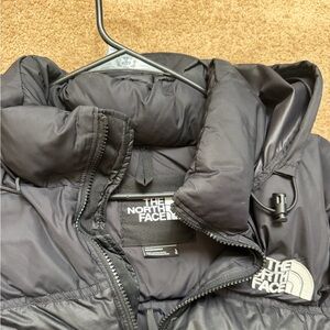 The North Face Black Insulated Hooded coat